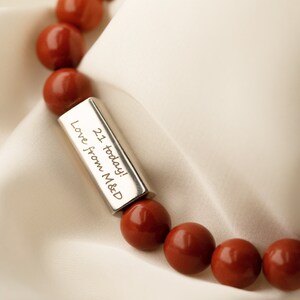 Men’s Personalised Fire Sign Bead Bracelet