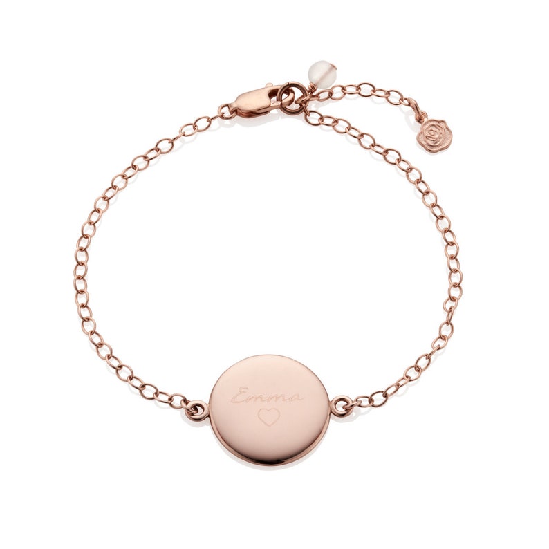 Personalised Engraved Disc Bracelet image 5