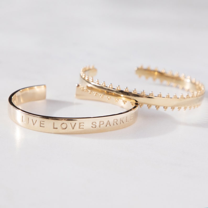 Personalised Signature Logo Bangle image 4