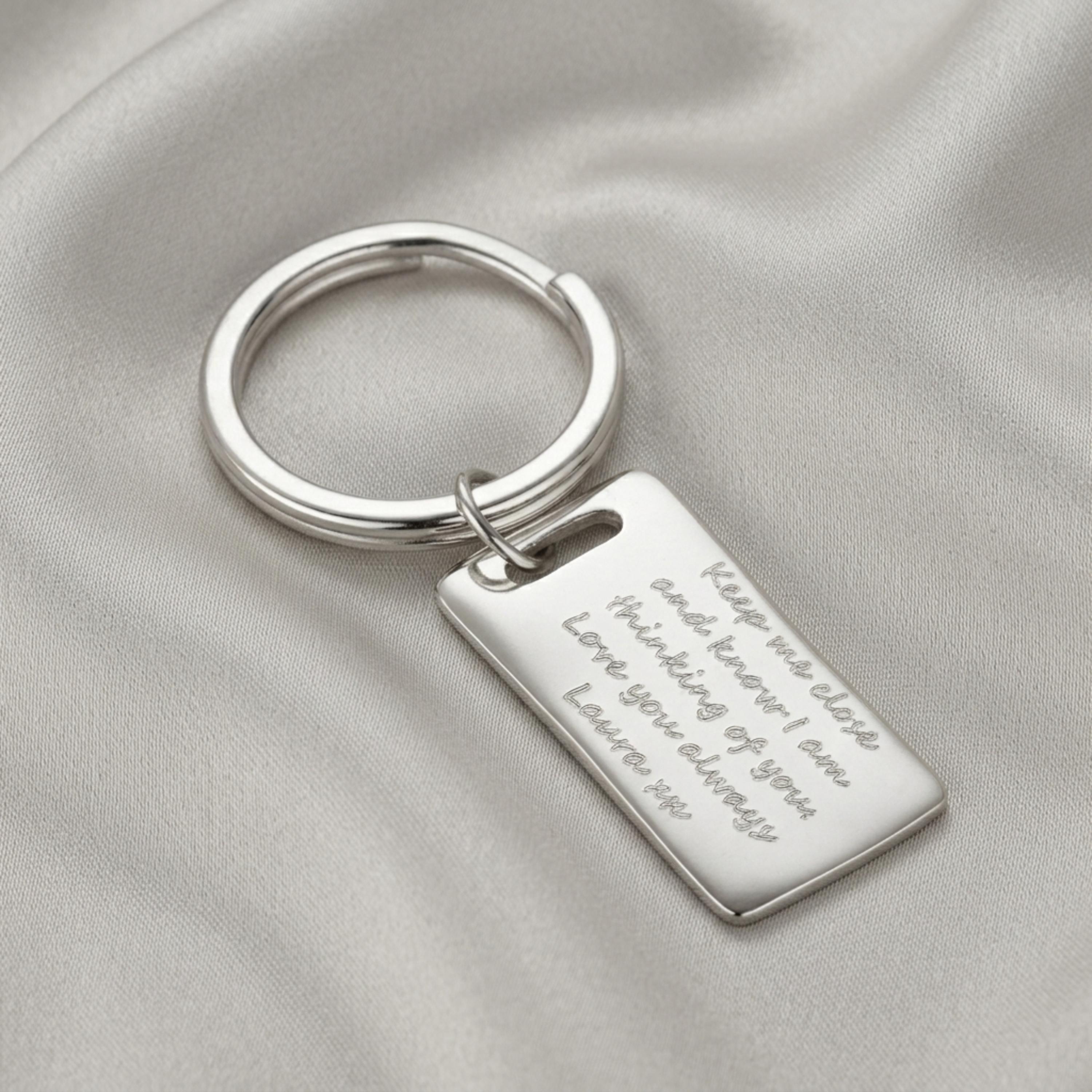 Silver 925 Keychain - Etsy