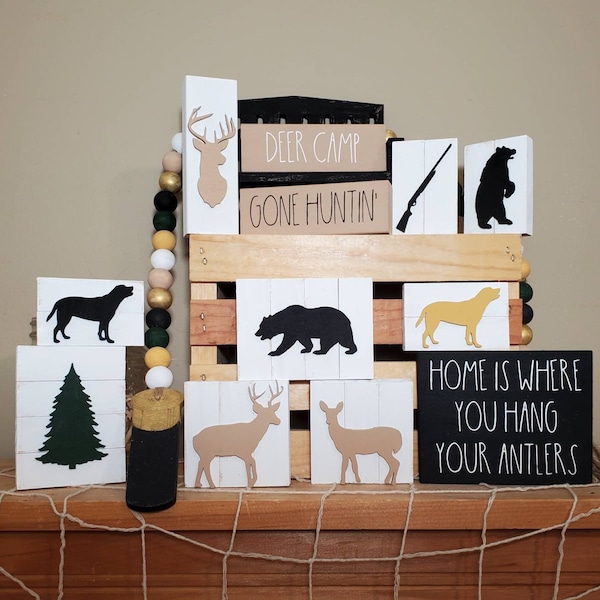 Hunting Camp Decor Etsy