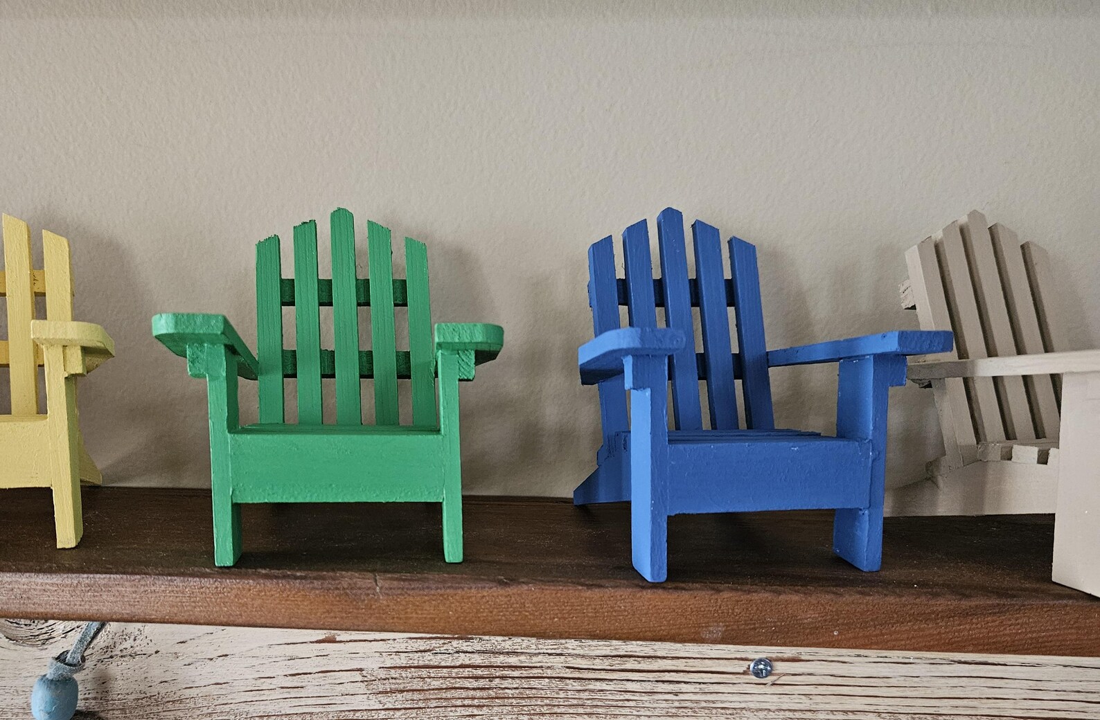 Mini Adirondack Chair: Colorful Beach House Tiered Tray Decor - Etsy