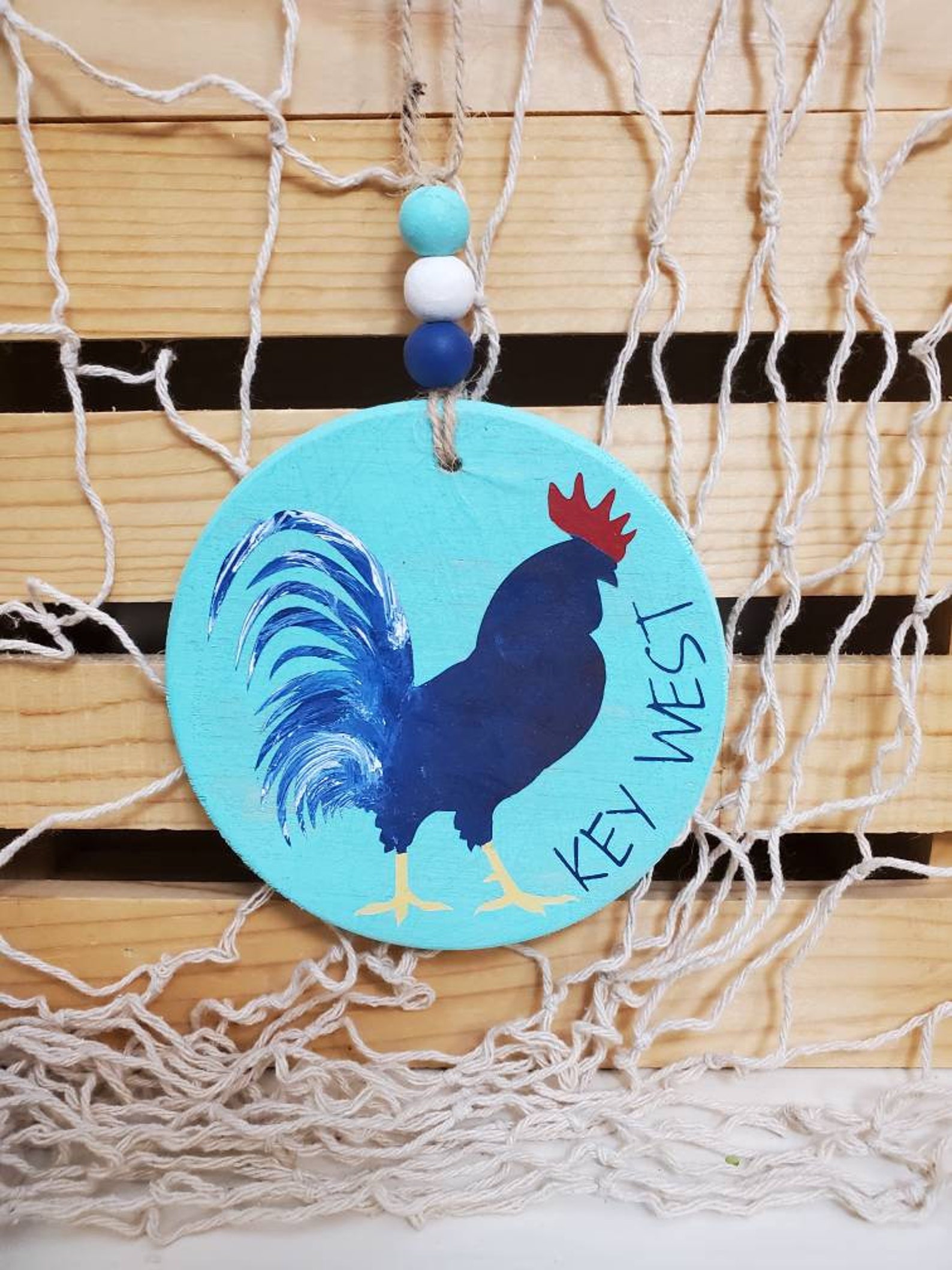 Key West Ornament Rooster Tiered Tray Decor Wedding Favor. Etsy