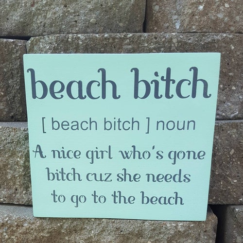 Funny Beach Sign, Beach Gift, beach decor, Beachy sign, beach wood sign, coastal signs wood, beach house decor, Beach Bar Sign, Midwest Gift