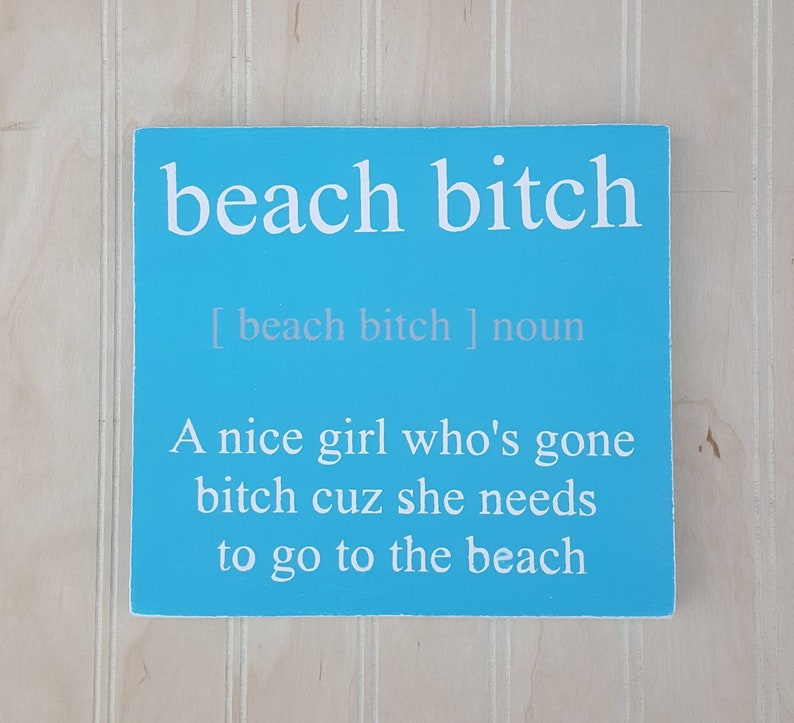 Funny Beach Sign Beach Decor Beach Wall Art Beach Signs on Etsy