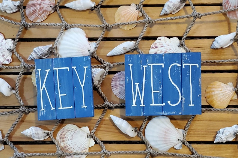 Key West Sign Key West Gift Key West Rooster Tiered Tray Etsy