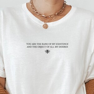 T-shirt Bane of My Existence, Camicia oggetto dei miei desideri, T-shirt Regency, Camicia fischietto, Visconte, Lady Spill the Tea, Society Papers