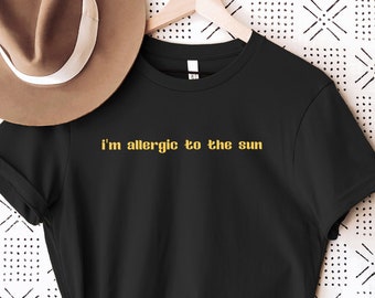 I'm Allergic to the Sun T-Shirt, Illyria Unisex Shirt, Illyria Shirt, Illyria School Shirt, Viola Shirt, 2000s Movie Sweatshirt, Bynes Shirt