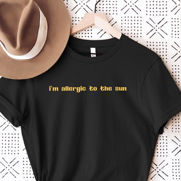 I'm Allergic to the Sun T-Shirt, Illyria Unisex Shirt, Illyria Shirt, Illyria School Shirt, Viola Shirt, 2000s Movie Sweatshirt, Bynes Shirt