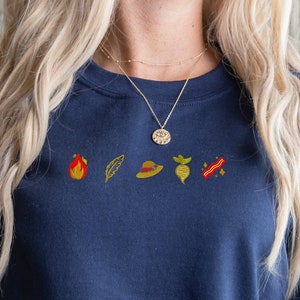 Howl Embroidered Sweatshirt, May All Your Bacon Burn, Howl Shirt, Anime Sweatshirt, Anime Shirt, Anime Gift, Anime Clothing, Howl Sweater