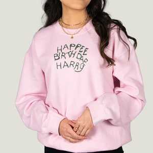 Happee Birthdae Harry Sweatshirt, Wizard Sweatshirt, Unisex Sweatshirt, Crewneck, Wizard Shirt, Wizard School Sweatshirt, Wizardry Shirt
