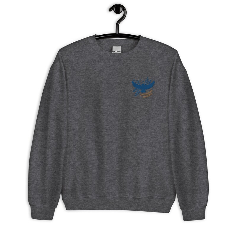 Wit Beyond Measure Embroidered Sweatshirt, Eagle Sweatshirt, Wizard House Shirt, Wizard School Sweatshirt, Magic School, Unisex Crewneck