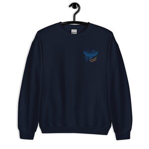 Wit Beyond Measure Embroidered Sweatshirt, Eagle Sweatshirt, Wizard House Shirt, Wizard School Sweatshirt, Magic School, Unisex Crewneck