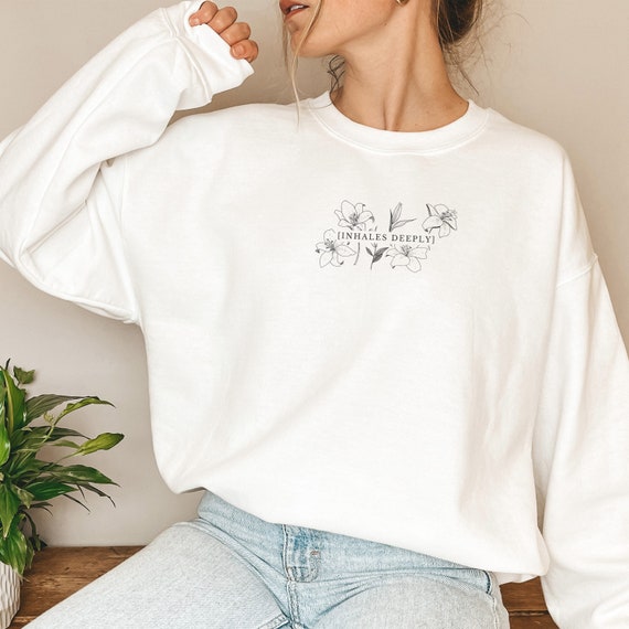 Inhales Deeply Sweatshirt, Lilies Shirt, Regency Outfit, Regency Style Crewneck, Viscount, Lady Spill the Tea, Society Papers, Pall Mall