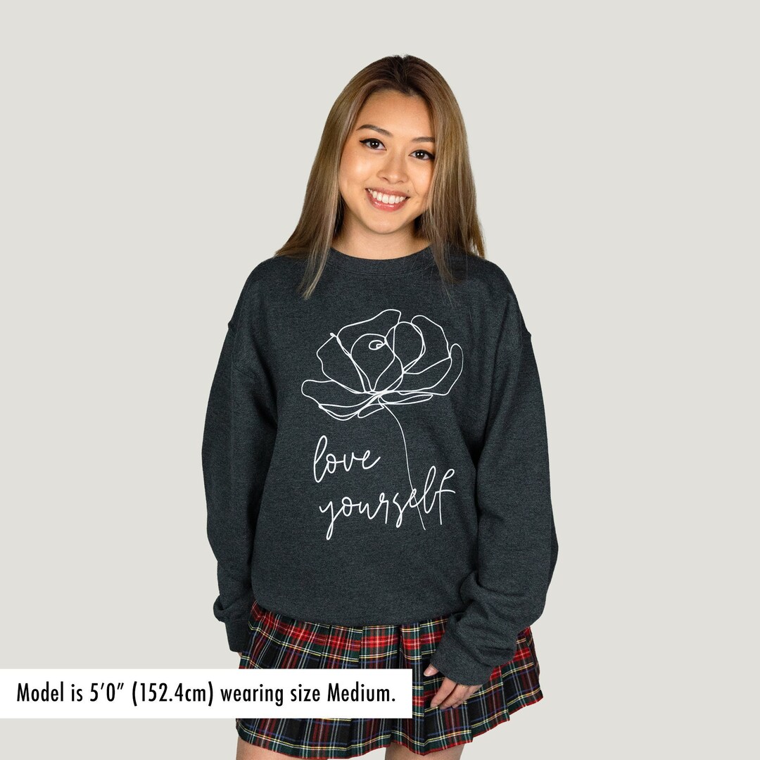 K-POP・アジア LoveYourself Love Yourself Sweatshirt, K Pop Sweatshirt, K Pop Merch, K Pop