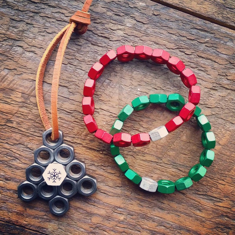 Hex Nut Christmas Tree Ornament Etsy