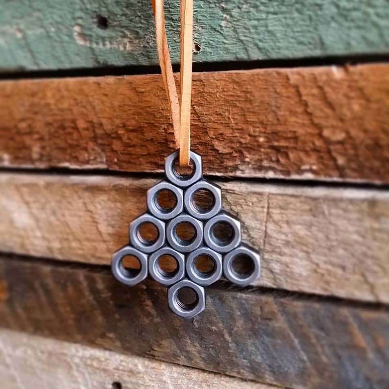 Hex Nut Christmas Tree Ornament Etsy