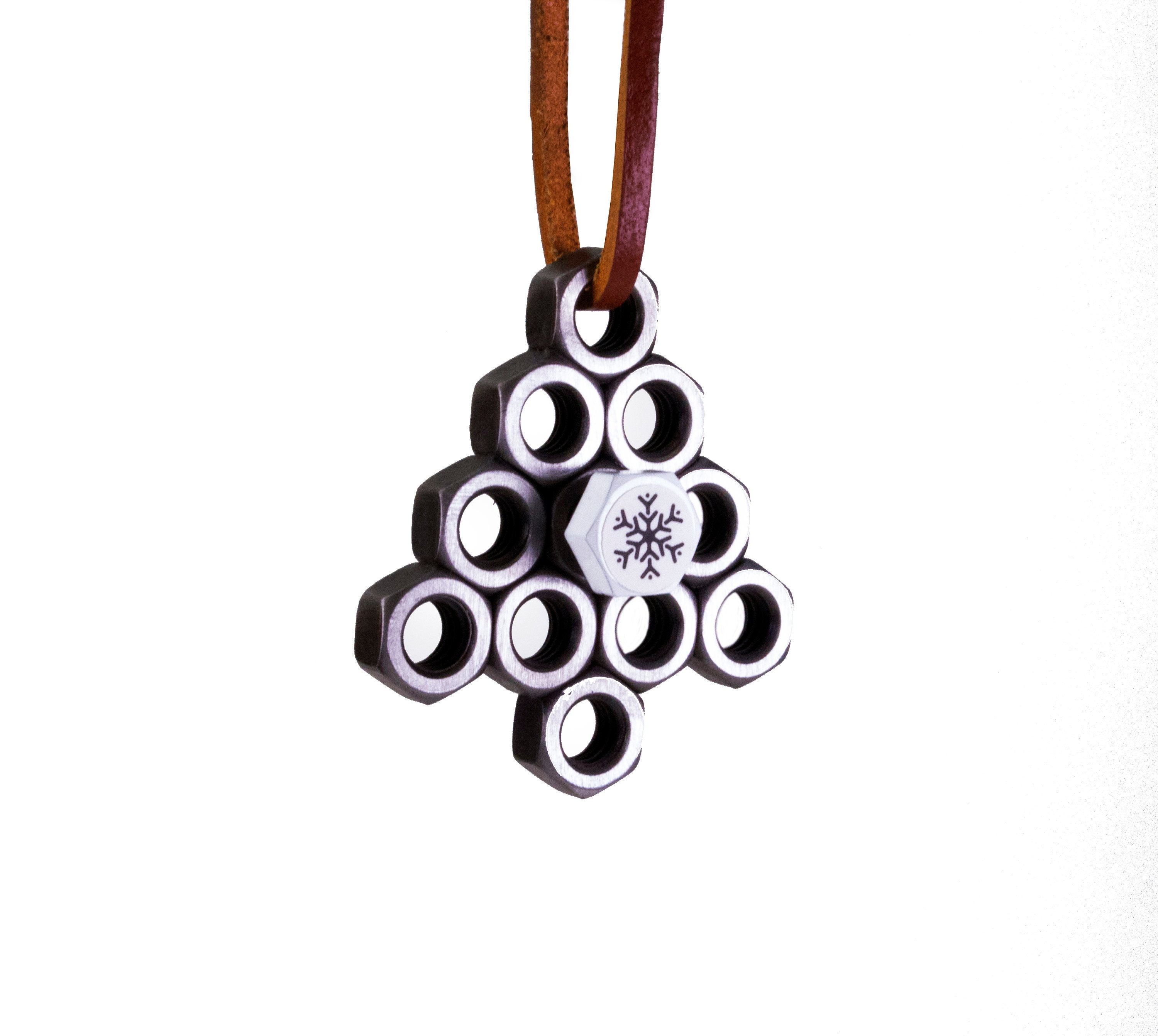 Hex Nut Christmas Tree Ornament Etsy