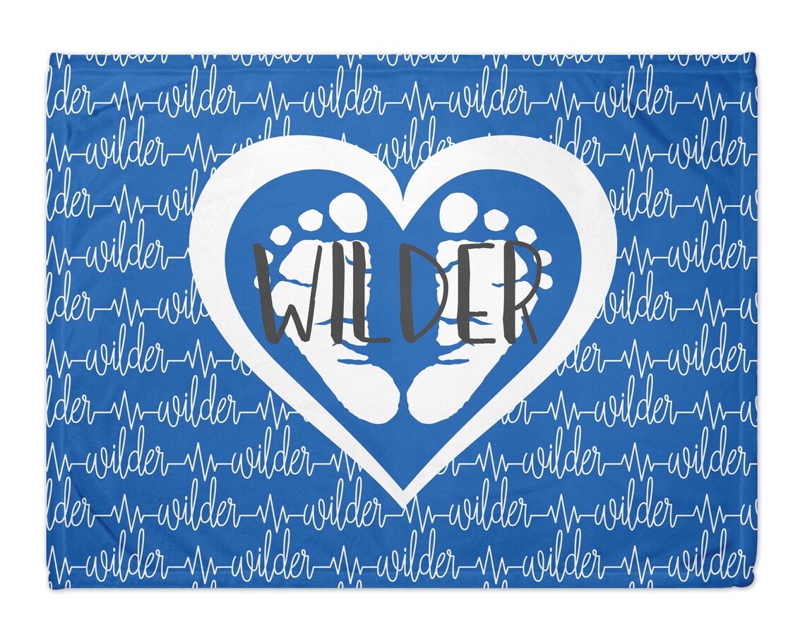 NICU Blanket Personalized with name Premature baby Custom Etsy