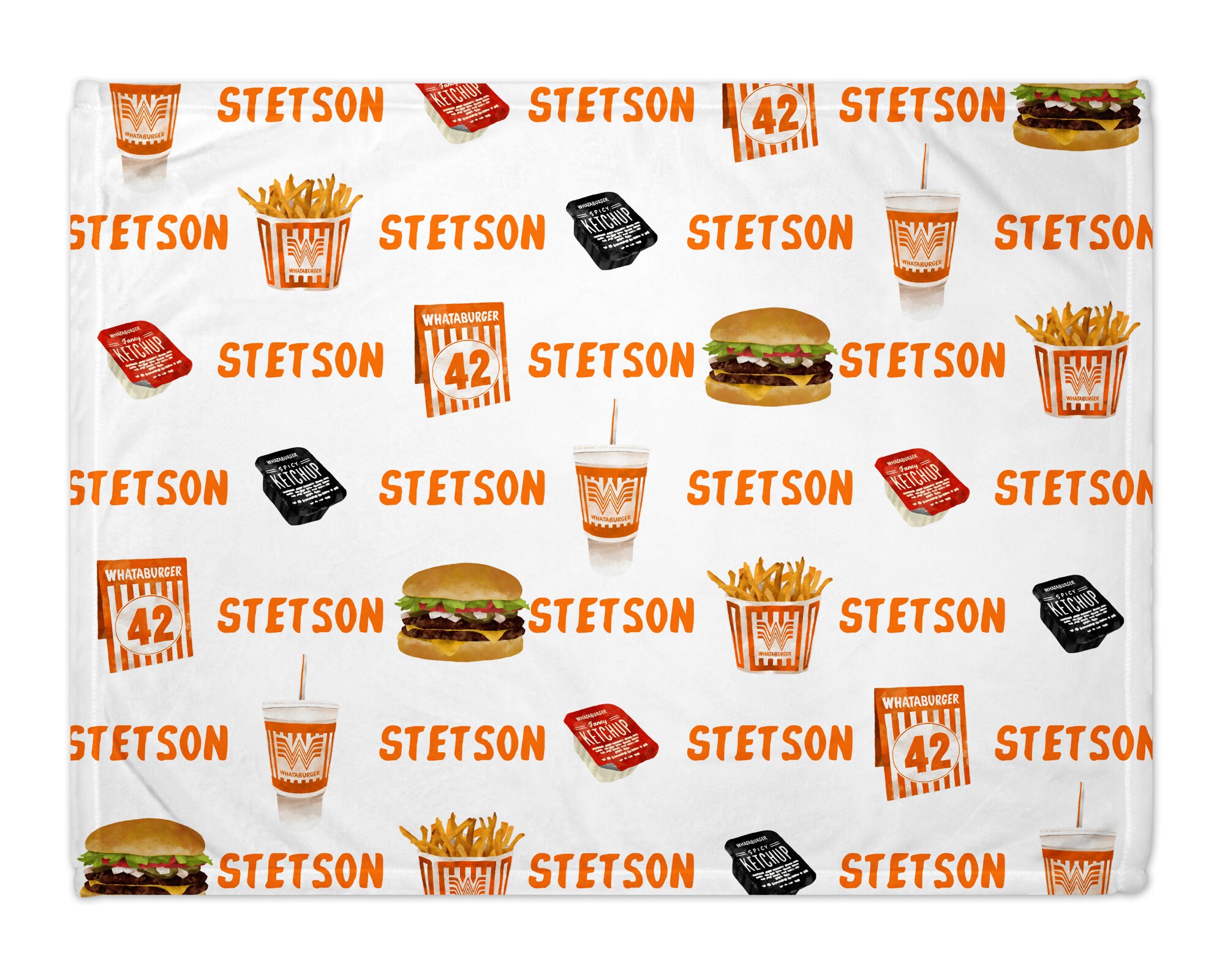 Whatablanket Personalized Whataburger Blanket With Name - Etsy