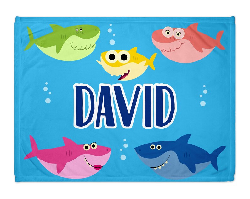 baby shark blanket
