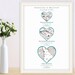 Personalised Map Gift | Met Engaged Married | Map Print | Personalised Wedding Gift | Paper Anniversary | Engagement Gift | Anniversary Gift 