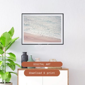 Seagulls Beach Art