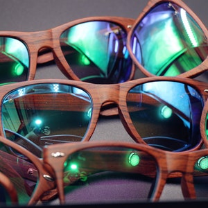 Personalized Walnut Wood Sunglasses, Engraved Sunglasses, Wooden Box, Men Gift, Groomsmen Gift, Bachelor Party Sunglasses, Party Sunglasses