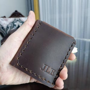 La vida secreta de Walter Mitty - Cartera, Cartera triple de cuero para hombre, Regalos para padrinos de boda, Carteras de viaje minimalistas para hombre Carteras para hombre