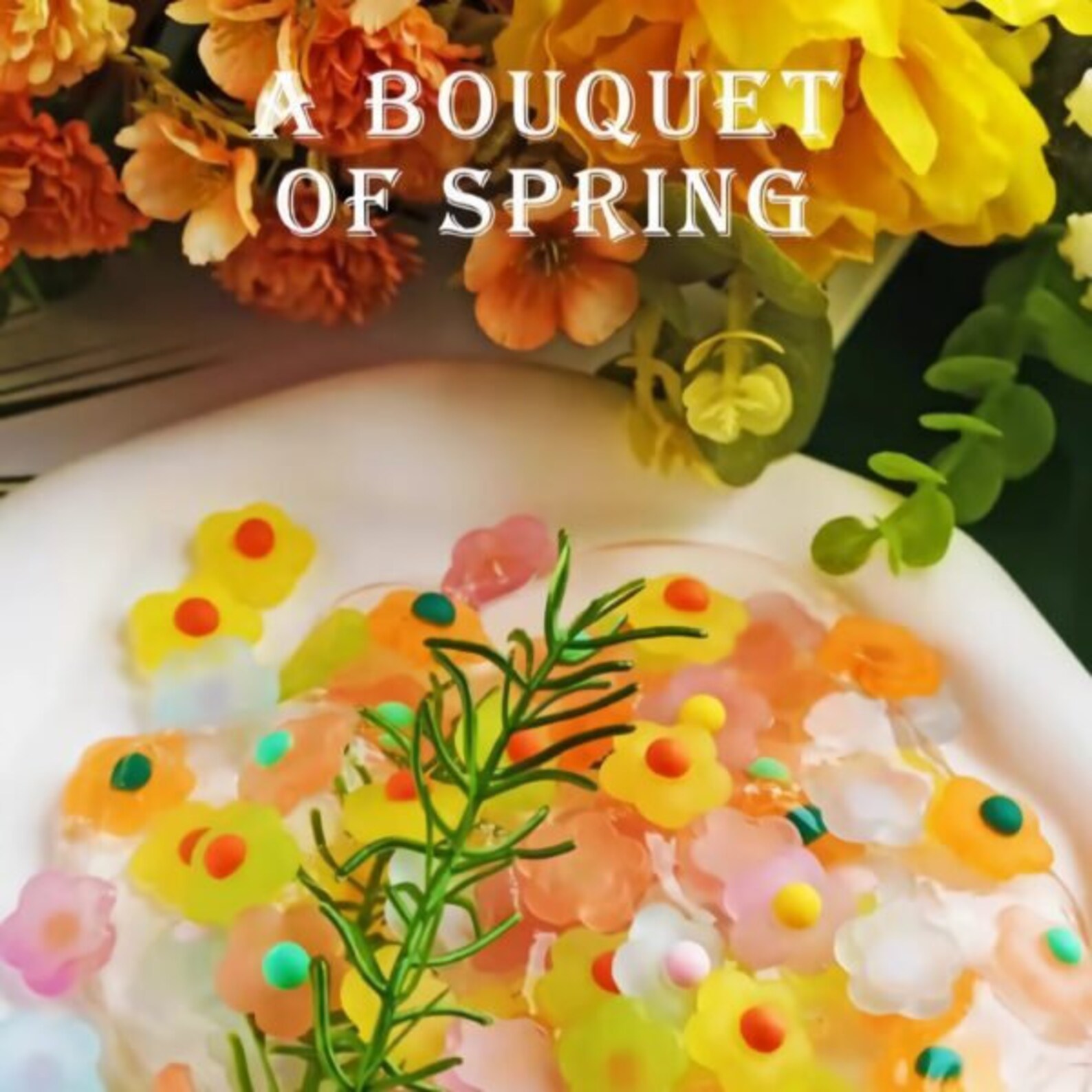 Bouquet Flower Slime/flower Slime/spring Floral Slime/scented Slime ...