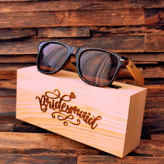 Bridal Party Gift; Unisex Polarized Sunglasses; Maid of  display picture 2