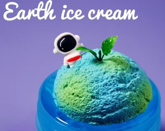 Earth Ice Cream Slime/Color Slime/Slimes/Stretchy Slime/Slime Clay/Stress Relief Toy/Decompression Slime/Fruit Slime/Foaming Adheseve/Foam