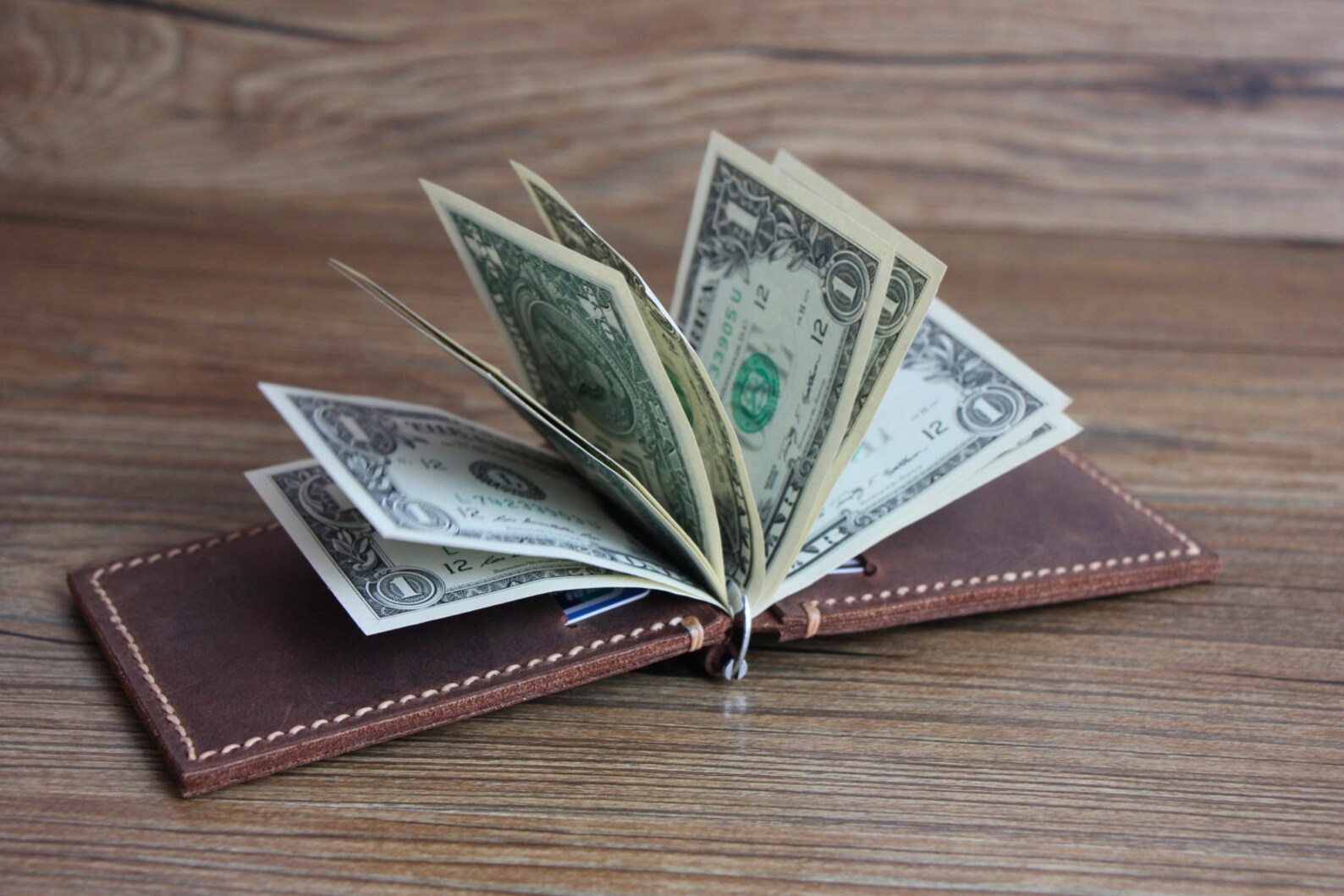 Money Clip Wallet Voted Best Leather Wallet Men's Etsy