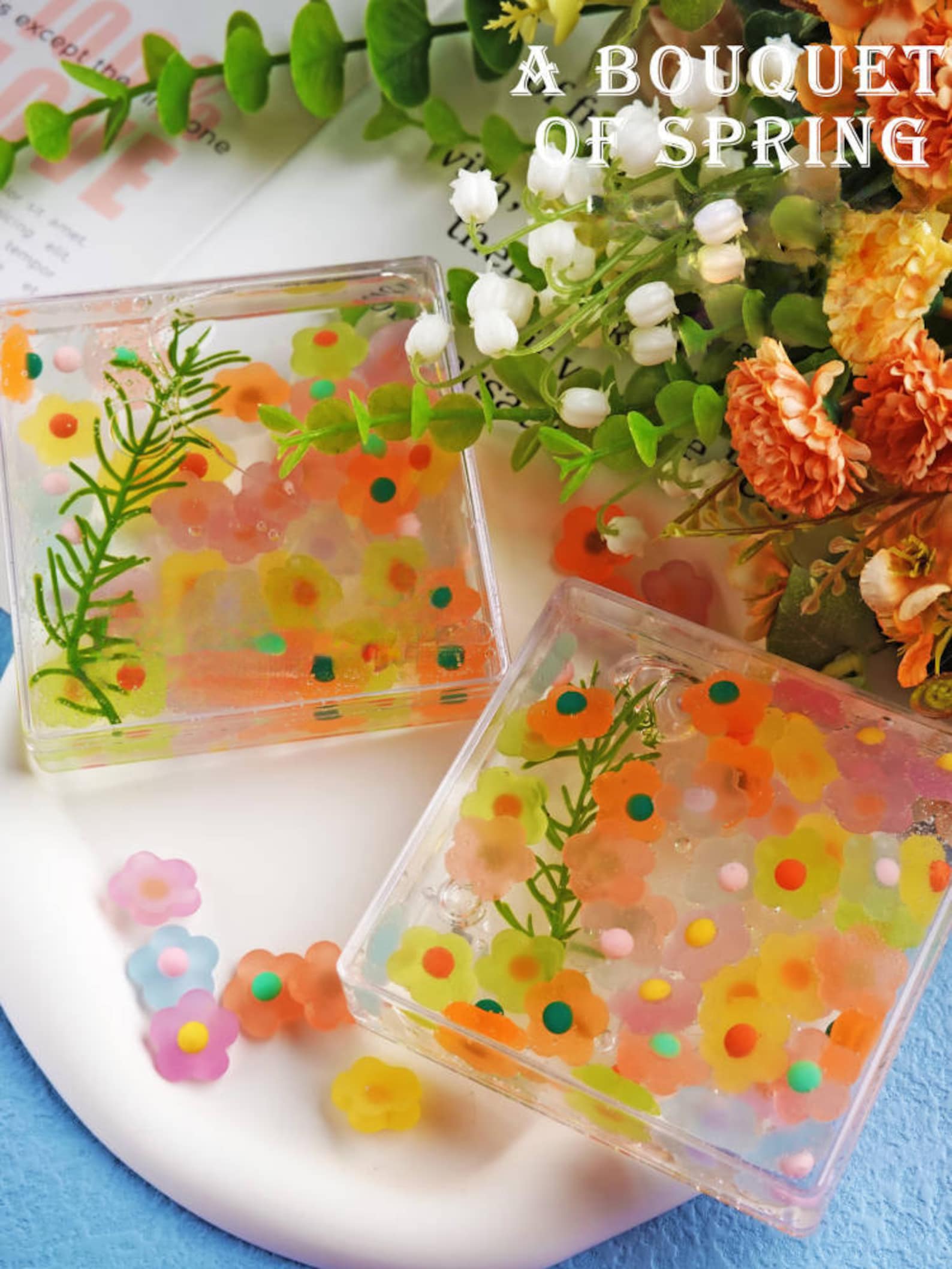 Bouquet Flower Slime/flower Slime/spring Floral Slime/scented Slime ...