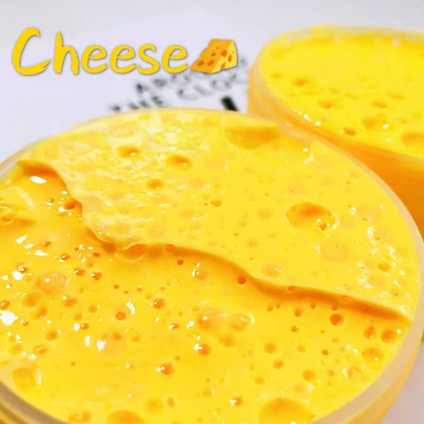 Butter cheese slime/Cheese slime/Banana slime/Scented slime/Cheese toy/Foam clay/Foam slime/Stress relief