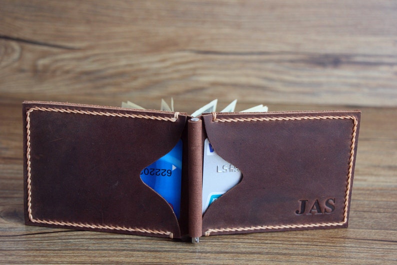 Money Clip Wallet Voted Best Leather Wallet Men's Etsy