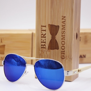 Personalized Men's Aviator Sunglasses; Father's Gift; Christmas Gift; Engraved Goggles; Groomsmen Gift; Wedding; Best Men Gift, Husband Gift