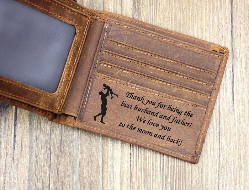 personalized father's day wallet