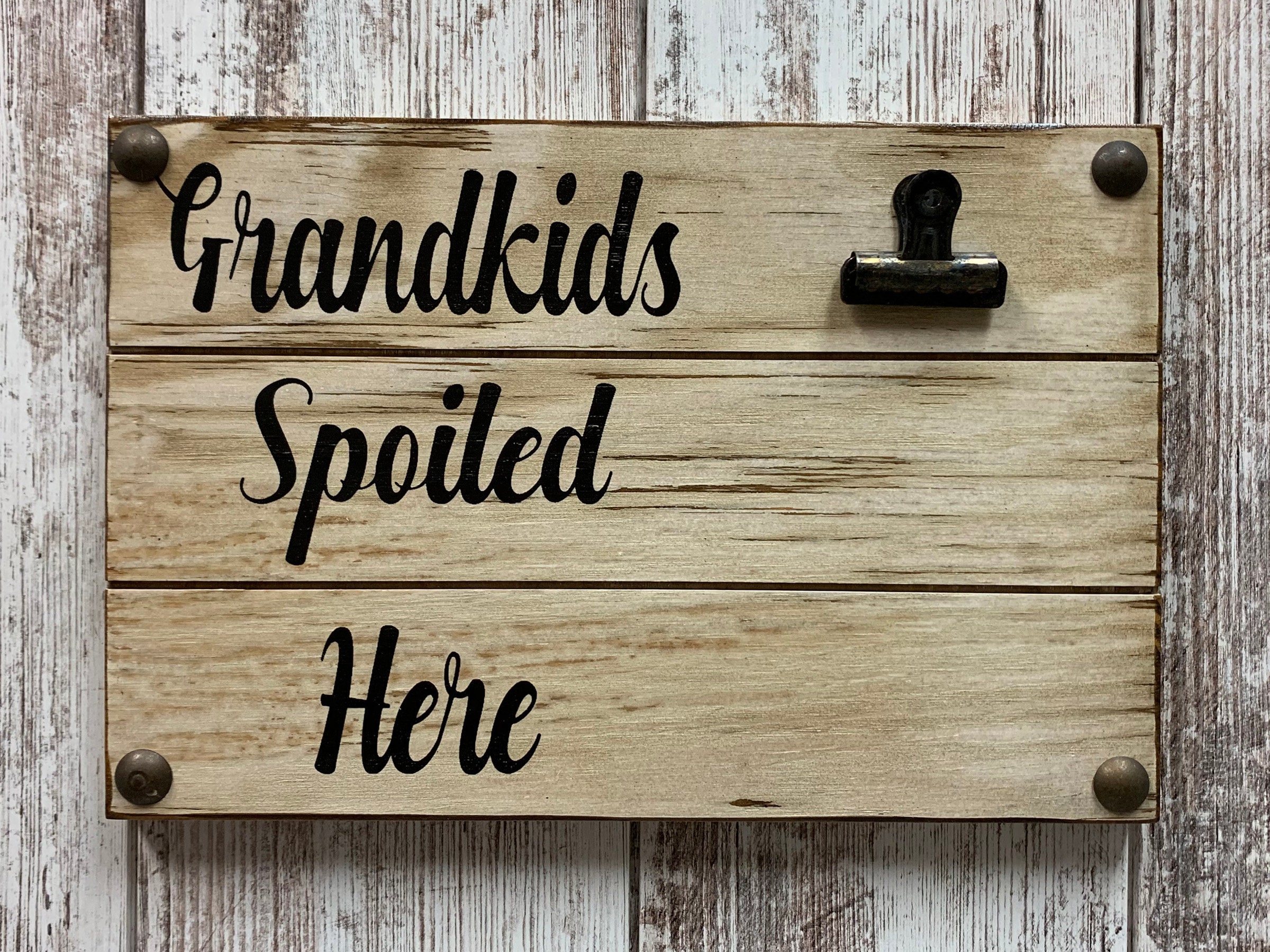 Sign For Picture Home & Living Home Décor Decor Wood Picture Clip Sign Christmas ...