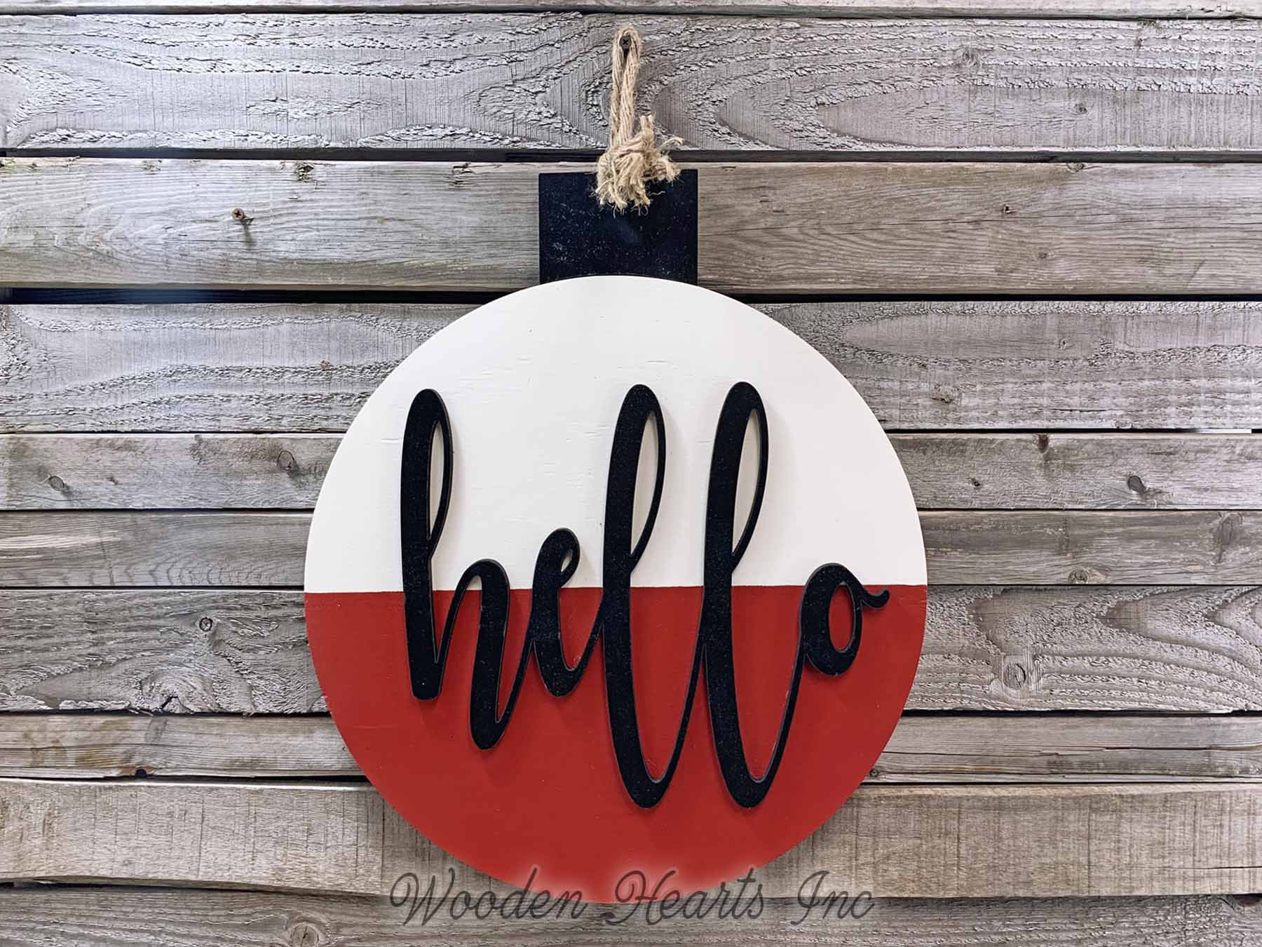 Sign for home Fishing Decor Man BOBBER Welcome Front Door Hanger