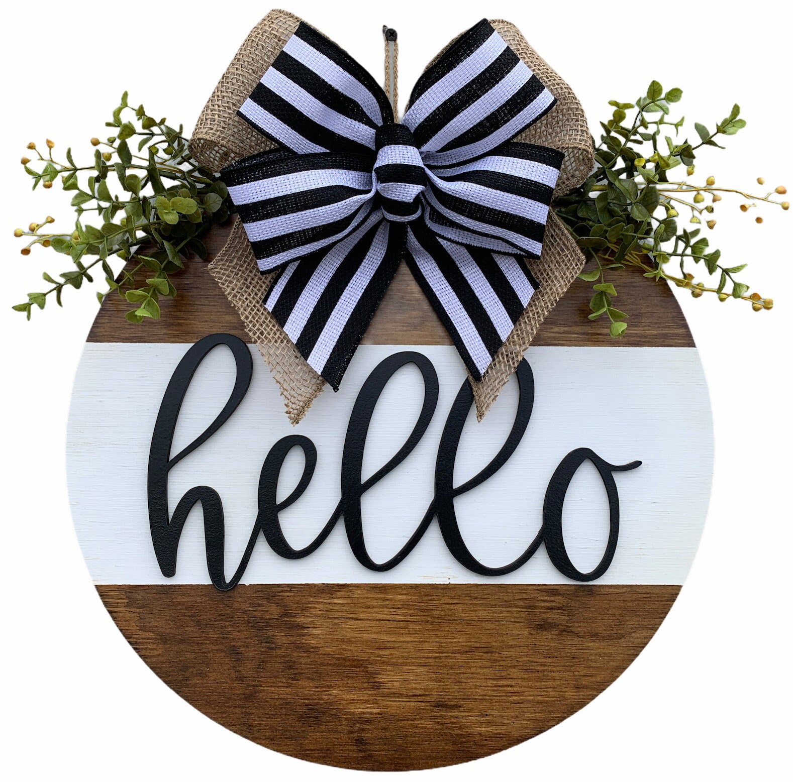 Hello Spring Door Hanger – Rustic Eve