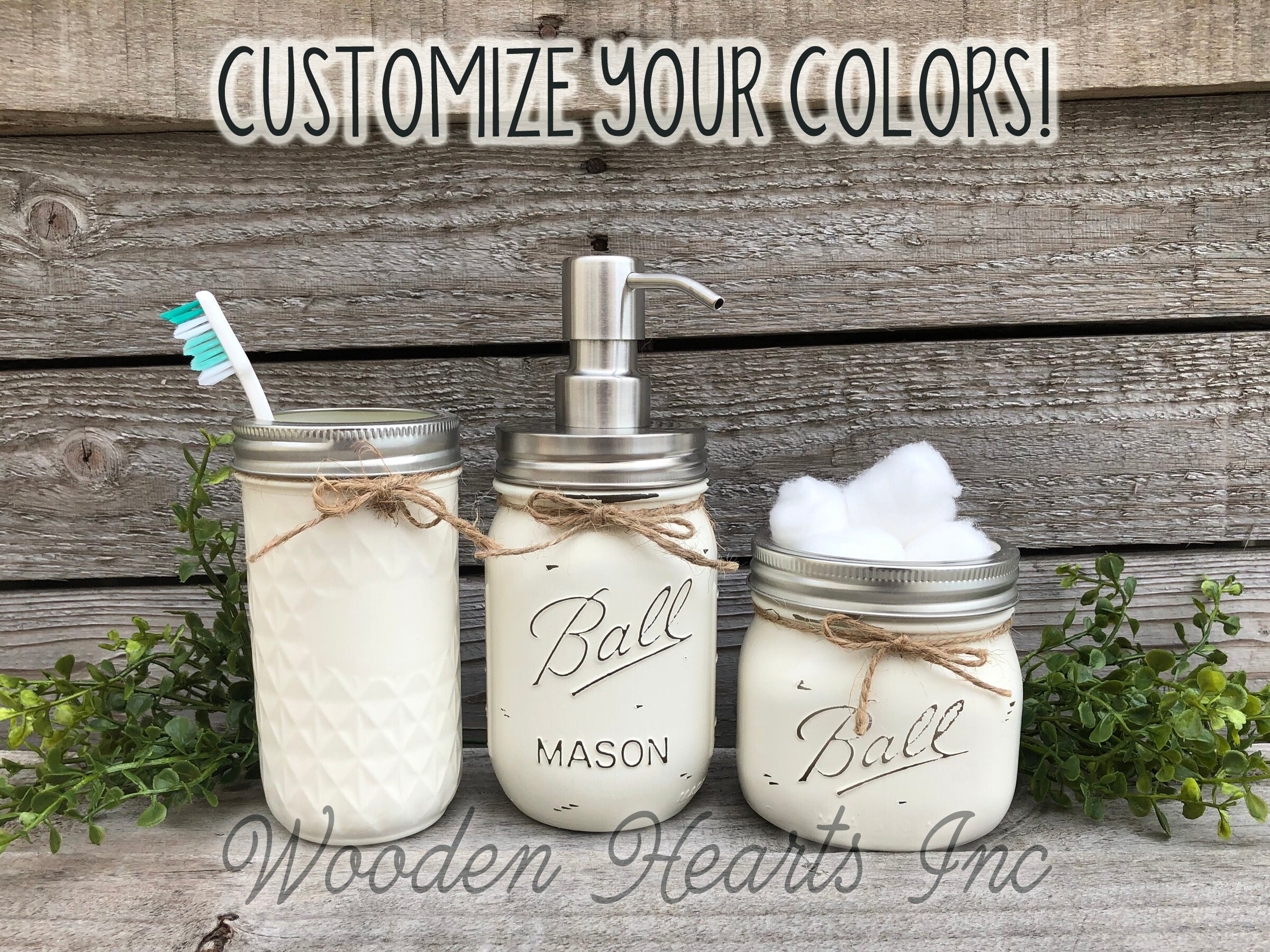 Kitchen Soap Dispenser, Farmhouse Kitchen Decor, Dish Soap Dispenser, Hand Soap  Dispenser, Painted Mason Jar Soap Dispenser, Farmhouse Decor 