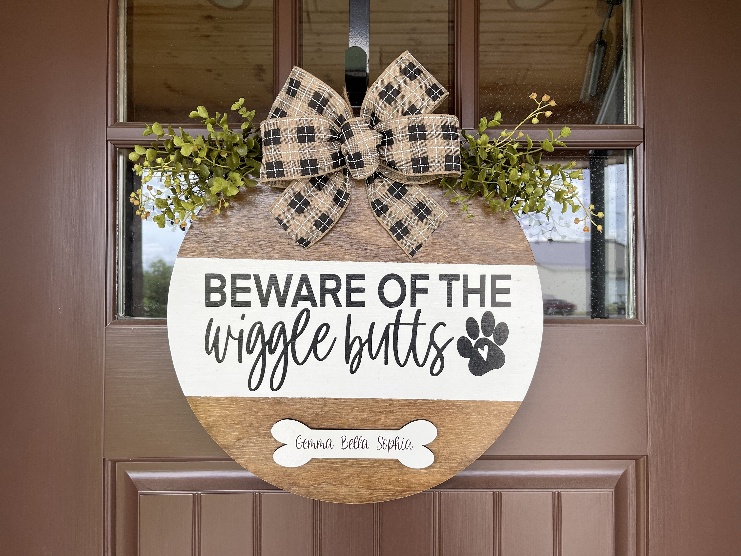 Door hanger signs deals
