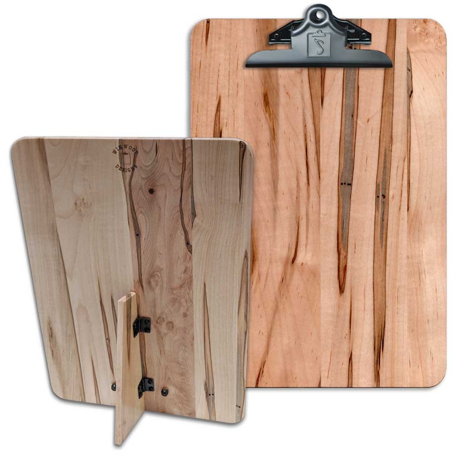 Standing Clipboard Hardwood Display Easel Information Etsy