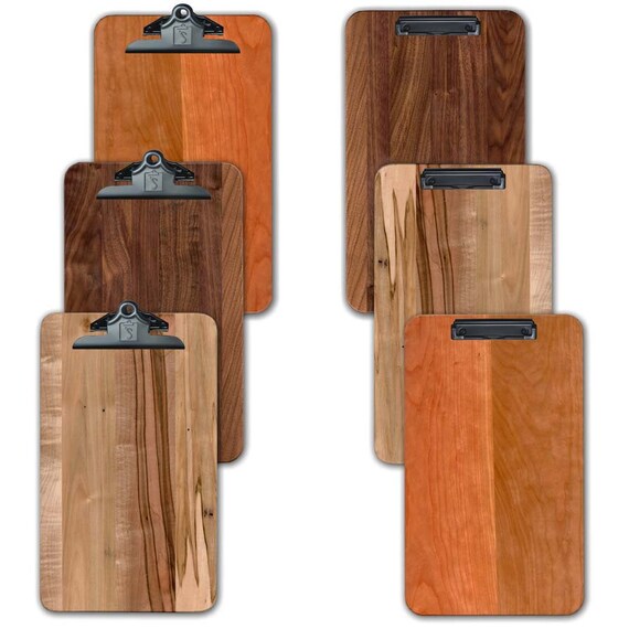 Wood Clipboard Legal-size 9.5 X 16 Personalized Hardwood Clipboards, Large  Menu Clipboard, Solid Ambrosia Maple, Free Shipping 