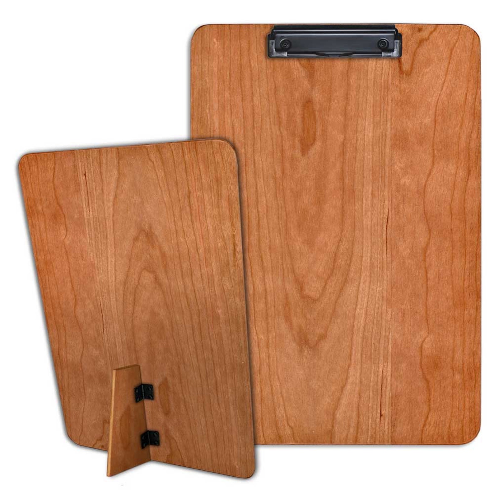 Standing Clipboard Hardwood Display Easel Information Etsy