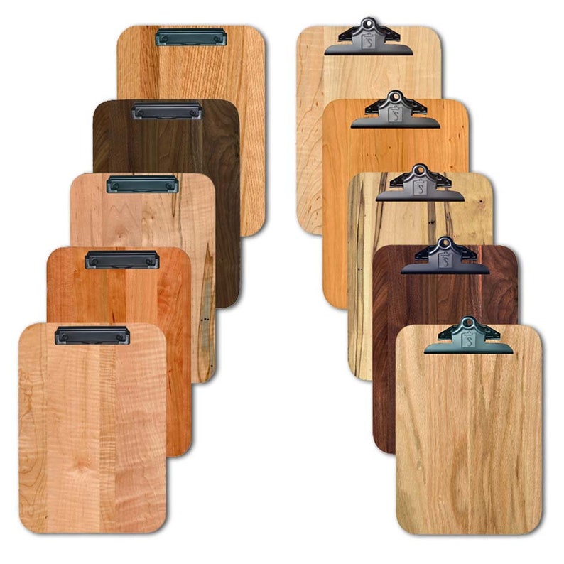 Wooden Legal Clipboard Wood Menu Clipboards Custom Clip Etsy