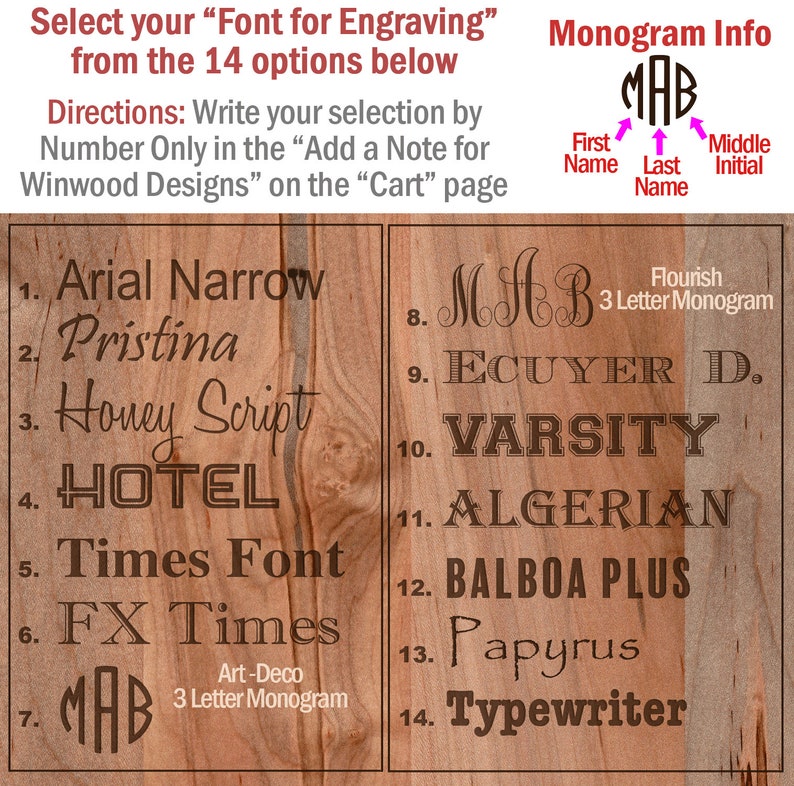 Personalized Clipboard Custom Monogram Clipboards 9.5 X Etsy