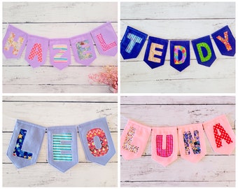 Personalized Felt Bunting / Custom name banner / Name garland / Nursery decor / Newborn gift  / Custom Personalised Baby Child Name