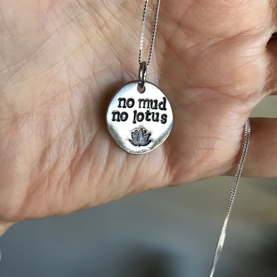 No mud no lotus necklace deals
